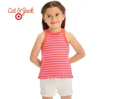 Toddler Girls' Ribbed T-Shirt - Cat & Jack